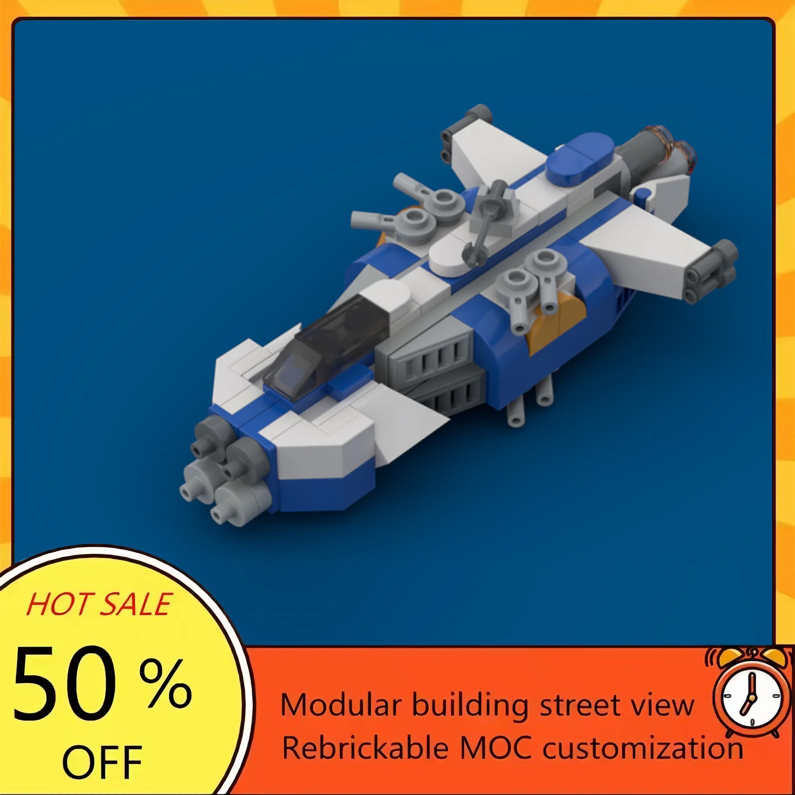 116PCS Popular Space War Movie Model MOC Building Bricks Spaceship Modular Technology Gifts Holiday Assemble Children Toy Suit
116PCS Popular Space War Movie Model MOC Building Bricks Spaceship Modular Technology Gifts Holiday Assemble Children Toy Suit