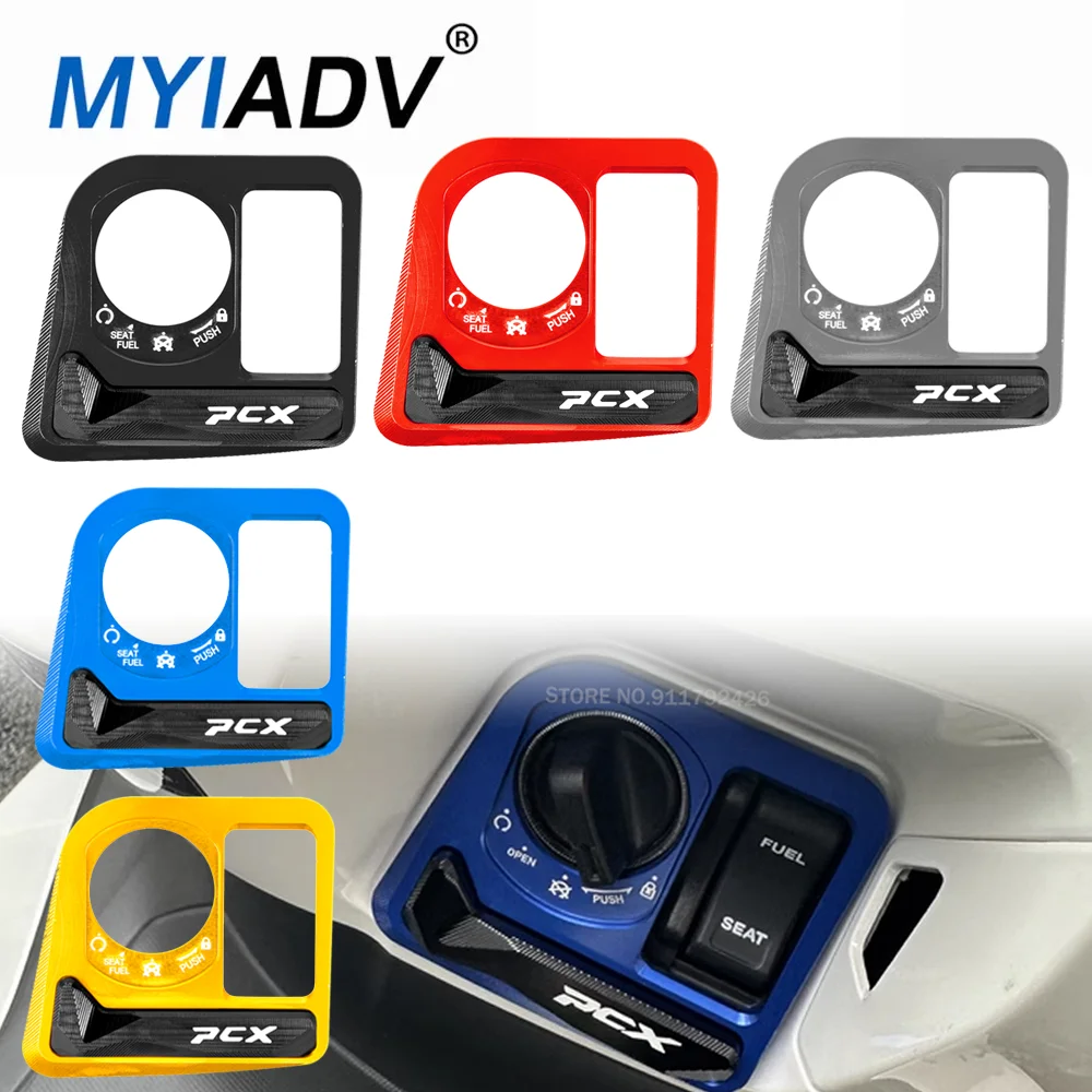 Motorcycle Key Switch Cover For Honda PCX125 PCX160 2021-2024 Electric Door Lock Outer Patch Protection Guard Frame Accessories 
Motorcycle Key Switch Cover For Honda PCX125 PCX160 2021-2024 Electric Door Lock Outer Patch Protection Guard Frame Accessories