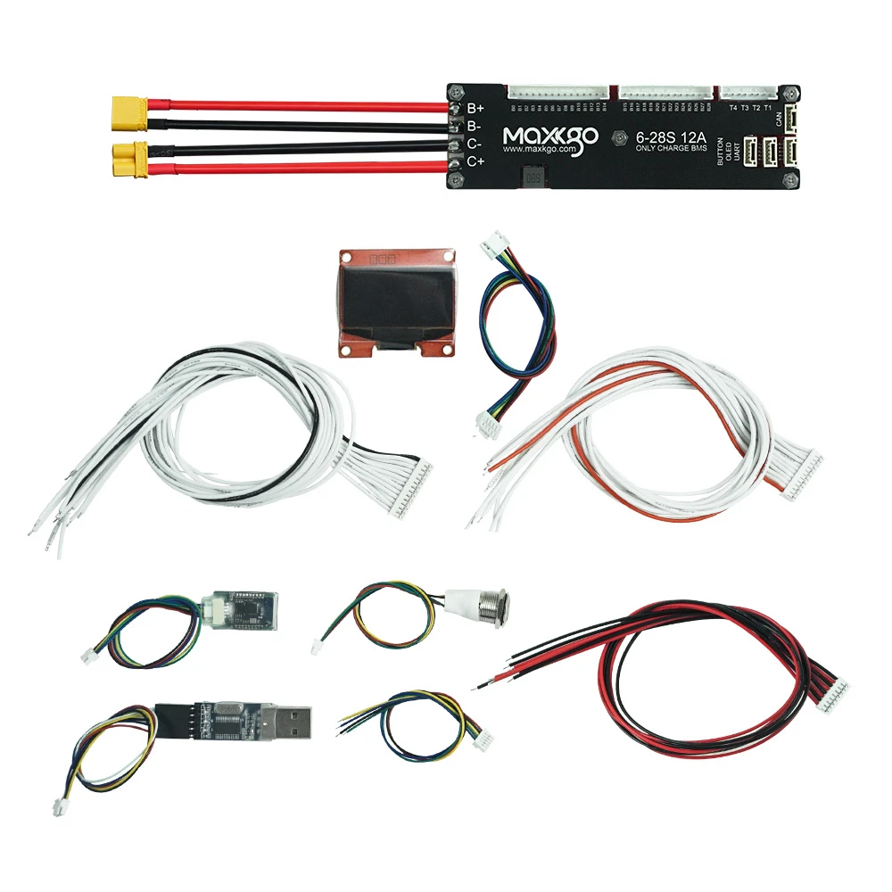 MAXKGO 24S 30S 28S Only Charge BMS Board For Lithium Battery Passive Balance BMS Protection Plate For Electric Skateboard
MAXKGO 24S 30S 28S Only Charge BMS Board For Lithium Battery Passive Balance BMS Protection Plate For Electric Skateboard