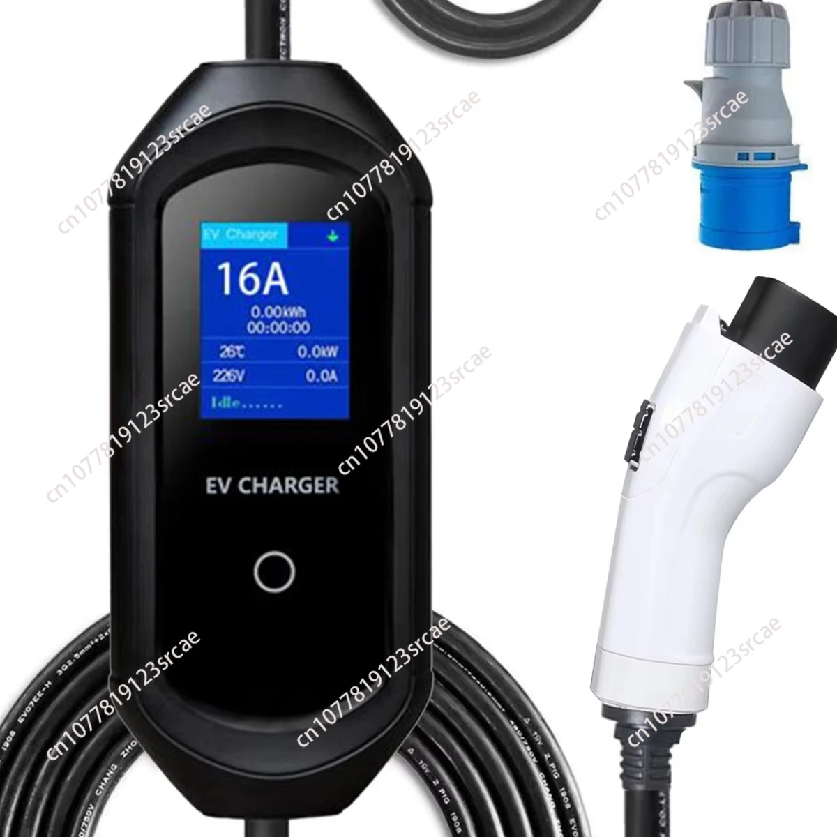 IP65 16A 32A Регулируемое портативное электрическое зарядное устройство для электромобиля с ЖК-дисплеем 2,8/светоизлучающим диодом
IP65 16A 32A Регулируемое портативное электрическое зарядное устройство для электромобиля с ЖК-дисплеем 2,8/светоизлучающим диодом