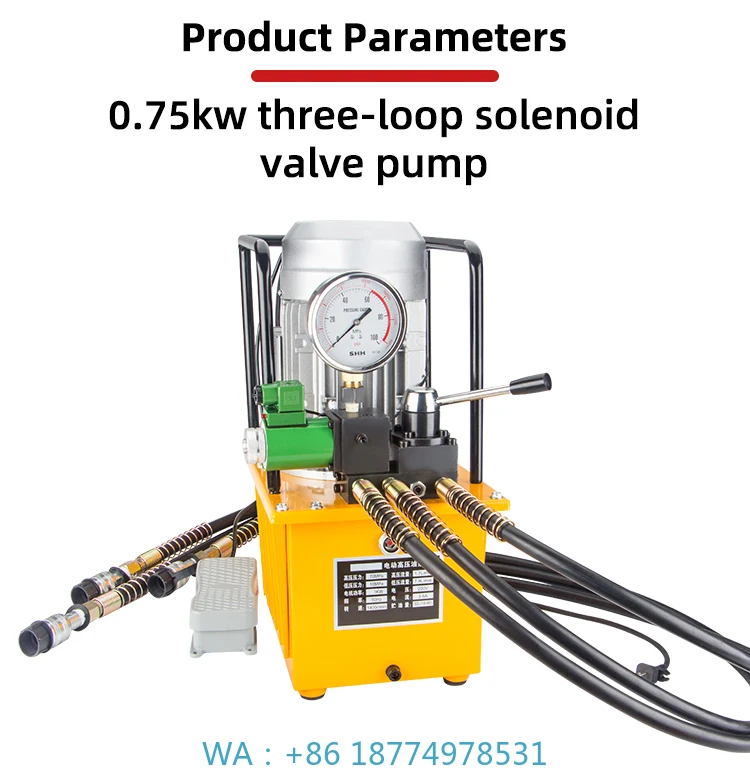 Ручной гидравлический насос 220 В Электрический гидравлический блок питания 1,5 кВт Электрический гидравлический насос 3-ходовой
Ручной гидравлический насос 220 В Электрический гидравлический блок питания 1,5 кВт Электрический гидравлический насос 3-ходовой