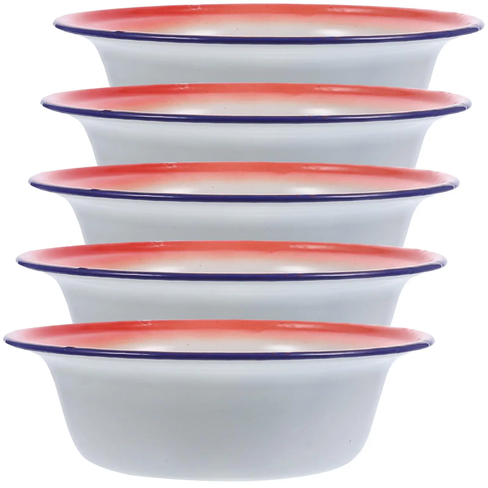5 Pcs Retro Enamel Disc Enameled Soup Bowl Enamelware Serving Bowls Dishes Vintage
5 Pcs Retro Enamel Disc Enameled Soup Bowl Enamelware Serving Bowls Dishes Vintage