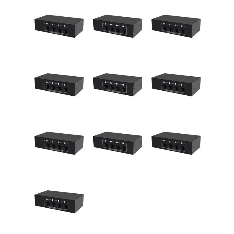【РЕКОМЕНДУЕМ】10X RCA AUX аудиопереключатель 4 входа 1 выход, стерео аудиоселектор 4X1, 3,5 мм Aux L/R RCA аудиопереключатель, аналоговый, B
【РЕКОМЕНДУЕМ】10X RCA AUX аудиопереключатель 4 входа 1 выход, стерео аудиоселектор 4X1, 3,5 мм Aux L/R RCA аудиопереключатель, аналоговый, B