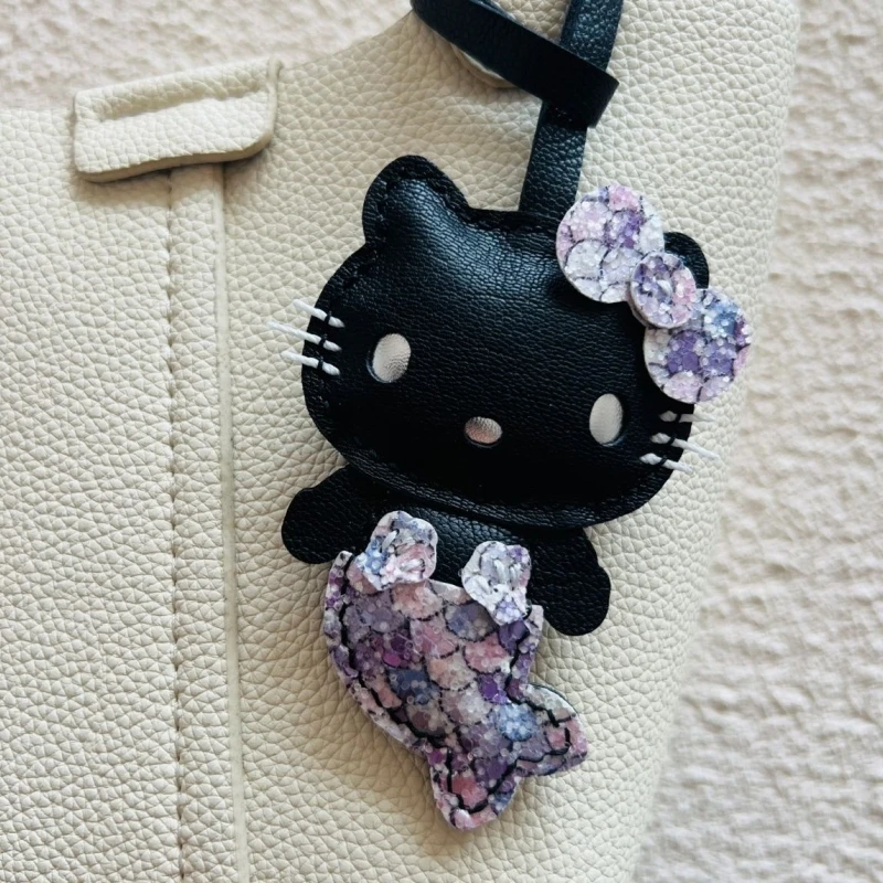 Hello Kitty Unique Genuine Leather Purple Mermaid Handbag Crossbody Bag with Key Pendant Handmade Cute Animation Derivative Gift
Hello Kitty Unique Genuine Leather Purple Mermaid Handbag Crossbody Bag with Key Pendant Handmade Cute Animation Derivative Gift