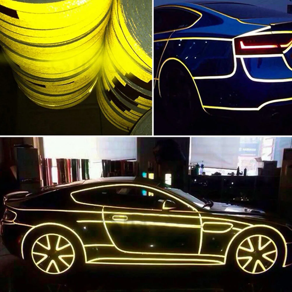 1pcs Car Modified Reflective Strip 2cm Highlight Reflective Tape DIY Motorcycle Reflective Strip Car Exterior Accessories
1pcs Car Modified Reflective Strip 2cm Highlight Reflective Tape DIY Motorcycle Reflective Strip Car Exterior Accessories