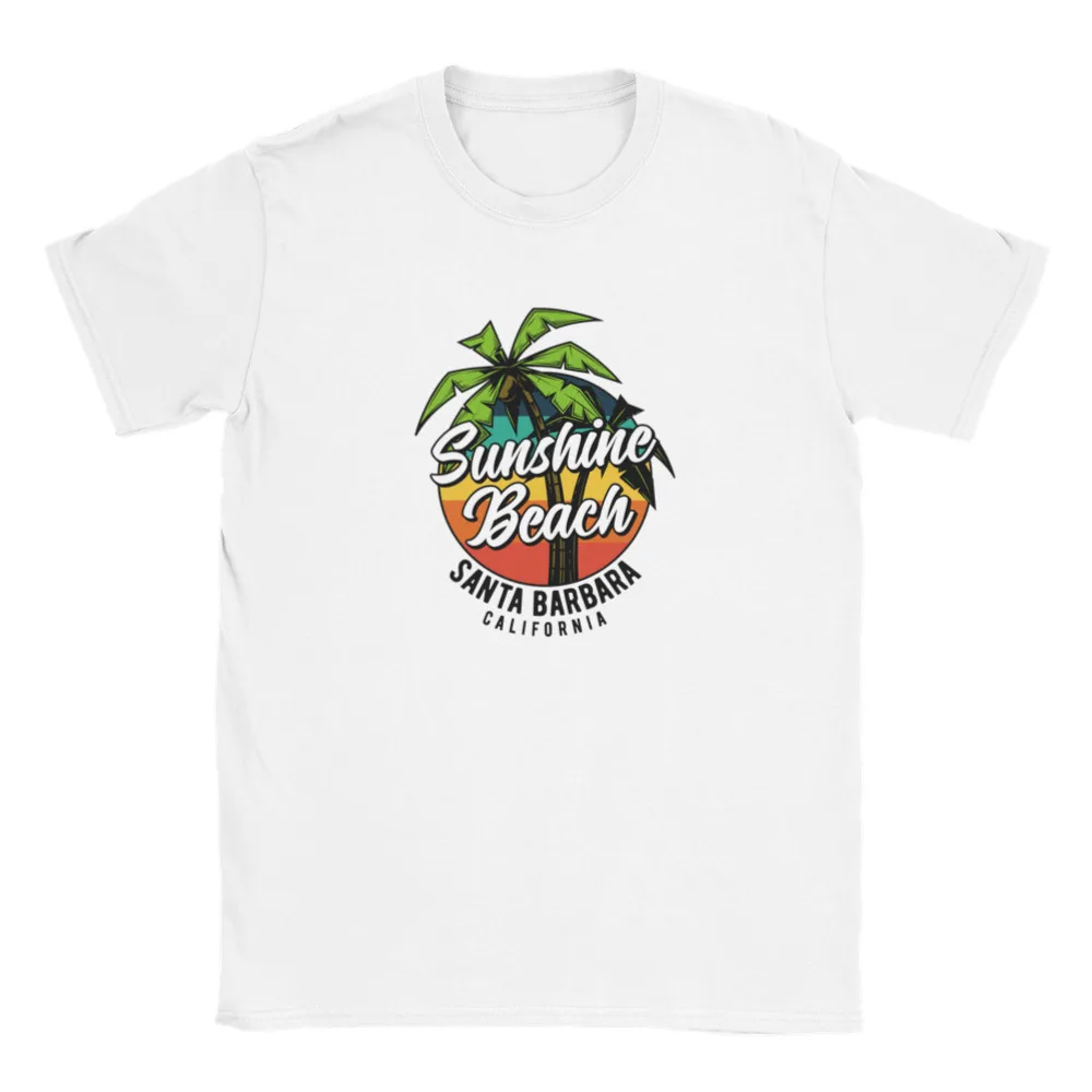 Sunshine Beach-Санта-Барбара Калифорния-Классическая футболка унисекс с круглым вырезом мужские и женские футболки с коротким рукавом
Sunshine Beach-Санта-Барбара Калифорния-Классическая футболка унисекс с круглым вырезом мужские и женские футболки с коротким рукавом