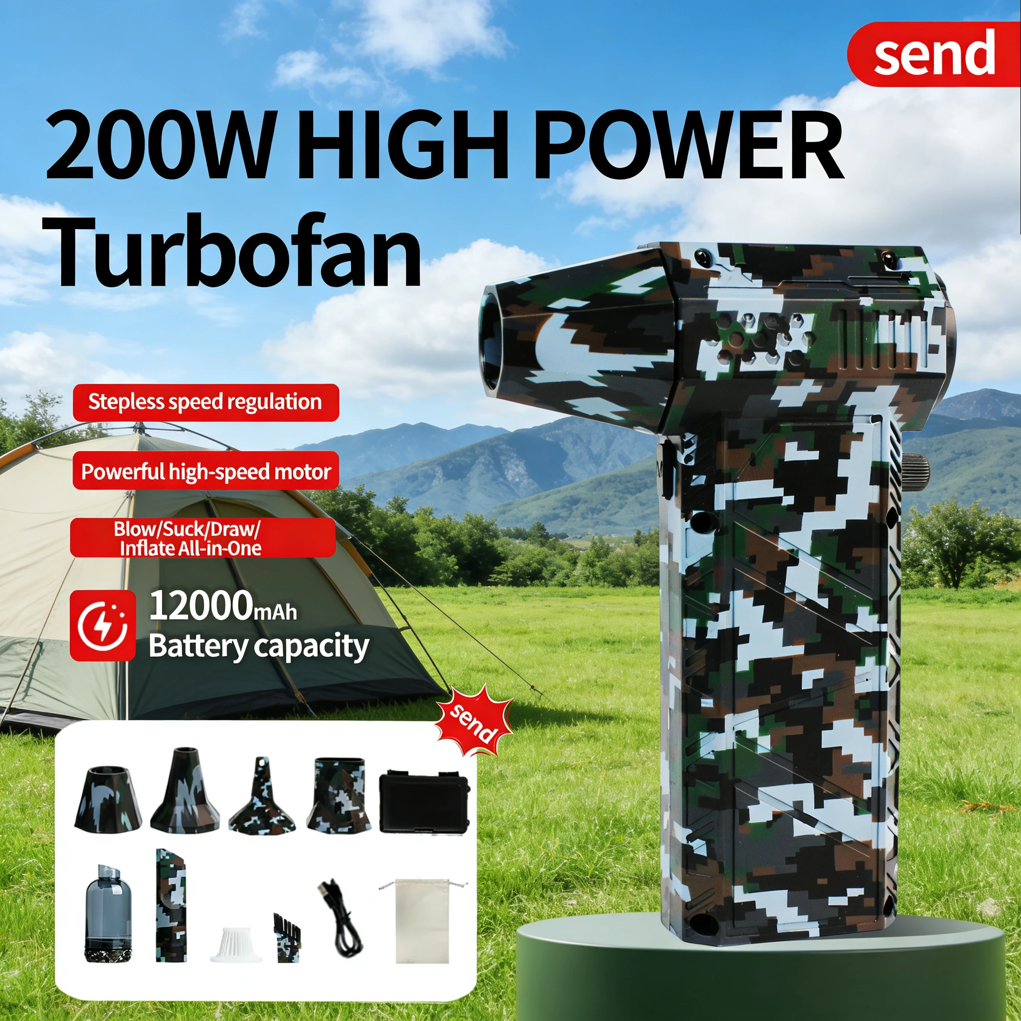 Пылесос с воздушным питанием — турбинный вентилятор емкостью 990 000 вращается в минуту — мощный инструмент для очистки волос в струйном стиле
Пылесос с воздушным питанием — турбинный вентилятор емкостью 990 000 вращается в минуту — мощный инструмент для очистки волос в струйном стиле