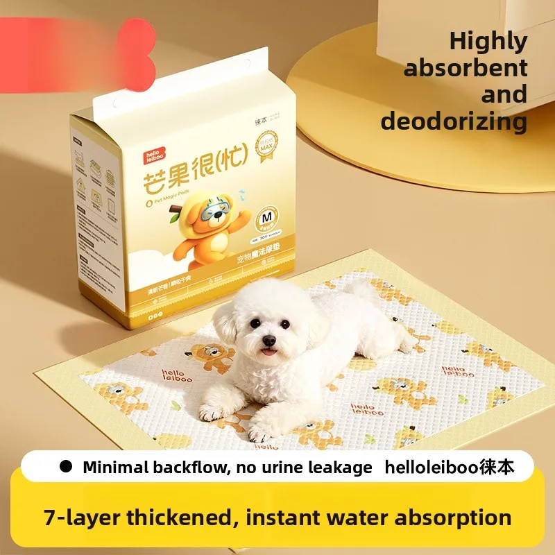 Одноразовые впитывающие пеленки Leibin Mango Dog Flagip для собак: высокая абсорбция, устранение запаха
Одноразовые впитывающие пеленки Leibin Mango Dog Flagip для собак: высокая абсорбция, устранение запаха