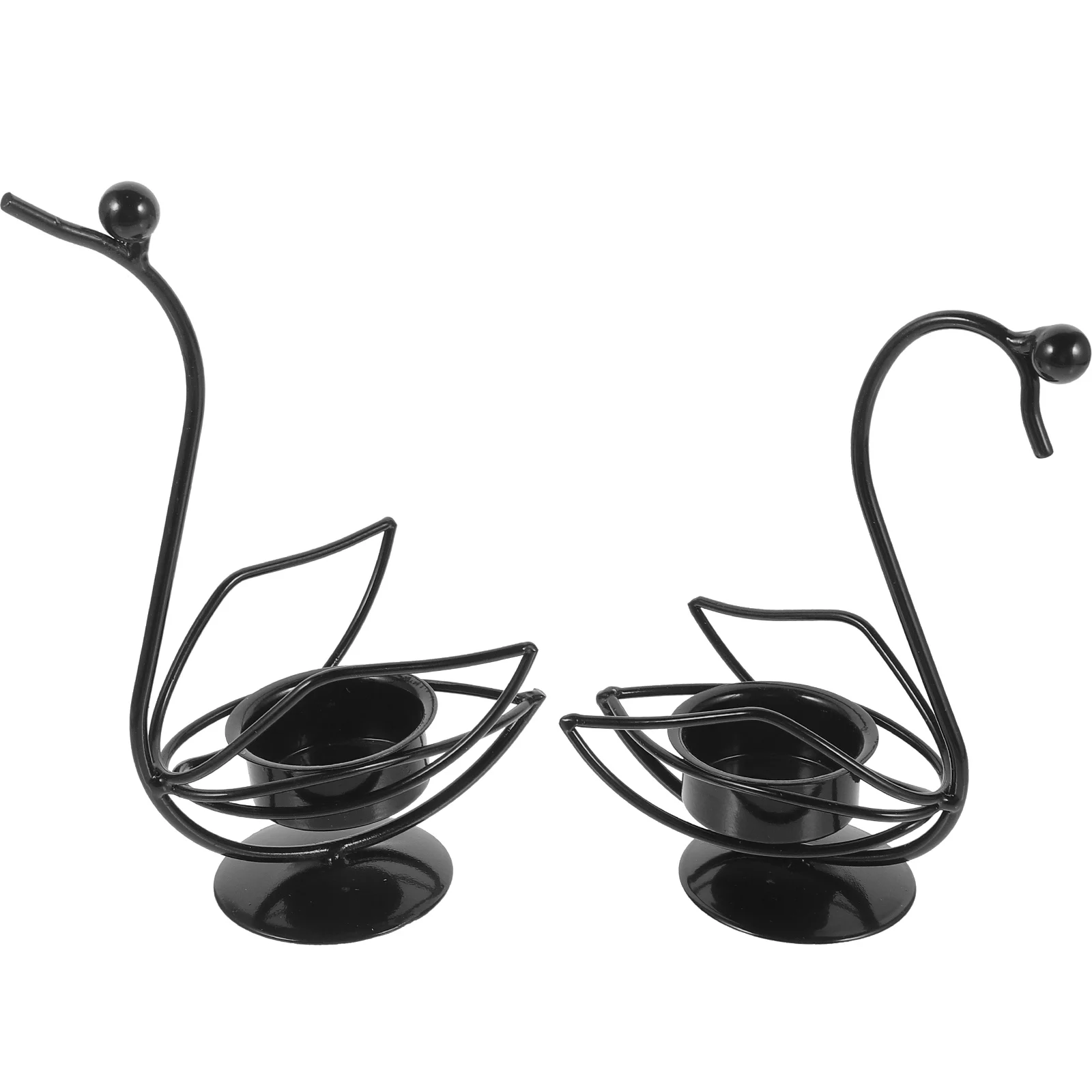 2Pcs Swan Iron Black Romantic C Wedding Decor Table Piece Holder Safe Stable Placement Delicate Workmanship
2Pcs Swan Iron Black Romantic C Wedding Decor Table Piece Holder Safe Stable Placement Delicate Workmanship