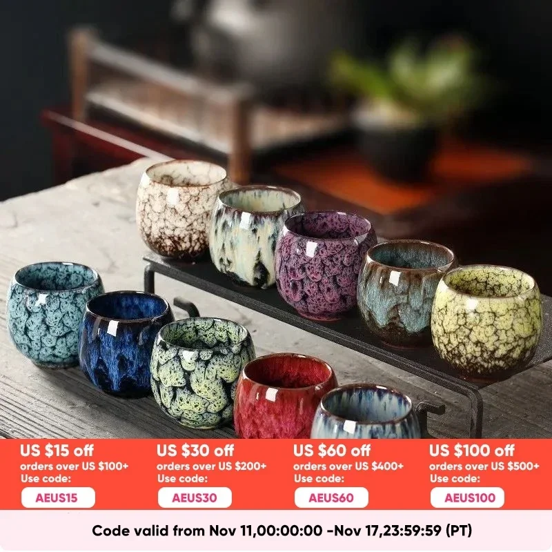 1pcs/1set Kiln Change China Ceramic Cup Porcelain Kung Fu Tea Cups Pottery Drinkware Tableware Coffee Mug Wine Mugs Wholesale
1pcs/1set Kiln Change China Ceramic Cup Porcelain Kung Fu Tea Cups Pottery Drinkware Tableware Coffee Mug Wine Mugs Wholesale