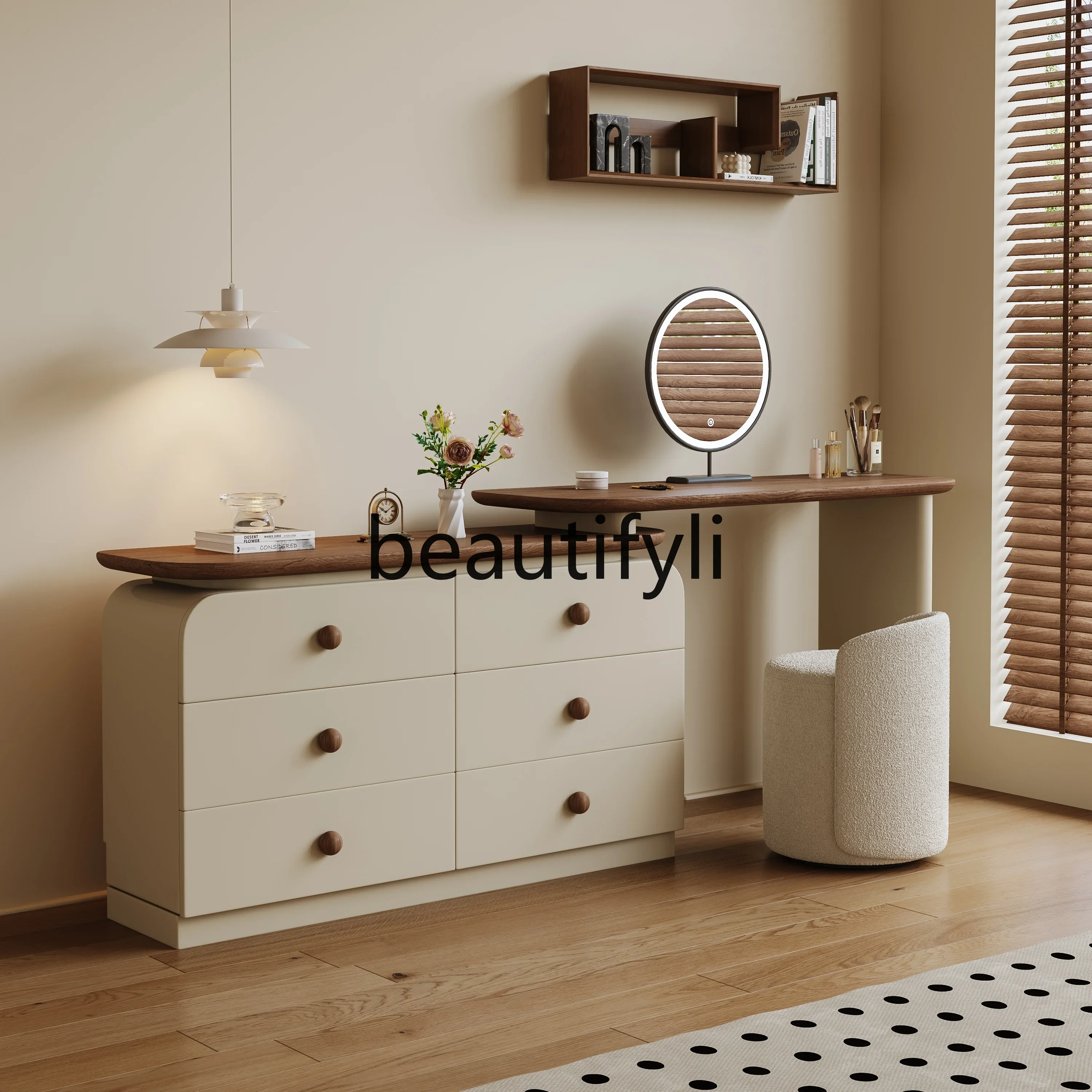 A26 Medieval solid wood dresser storage cabinet integrated simple chest cabinet retro makeup table storage
A26 Medieval solid wood dresser storage cabinet integrated simple chest cabinet retro makeup table storage