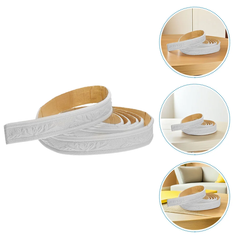 4 Rolls Waistline Skirting Foam Molding Flexible Trim Border Corner Protector Decorative Wallpaper Self Adhesive Easy
4 Rolls Waistline Skirting Foam Molding Flexible Trim Border Corner Protector Decorative Wallpaper Self Adhesive Easy
