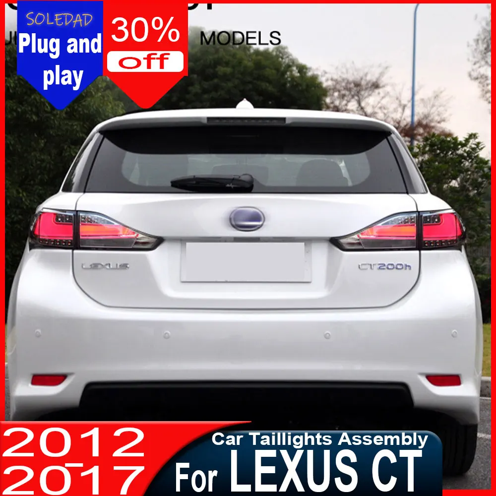 Car Taillight for Lexus CT200H LED Taillight 2011-2017 CT200 Tail Lamp Rear Fog Brake Turn Signal Car Accessories Plug and play
Car Taillight for Lexus CT200H LED Taillight 2011-2017 CT200 Tail Lamp Rear Fog Brake Turn Signal Car Accessories Plug and play