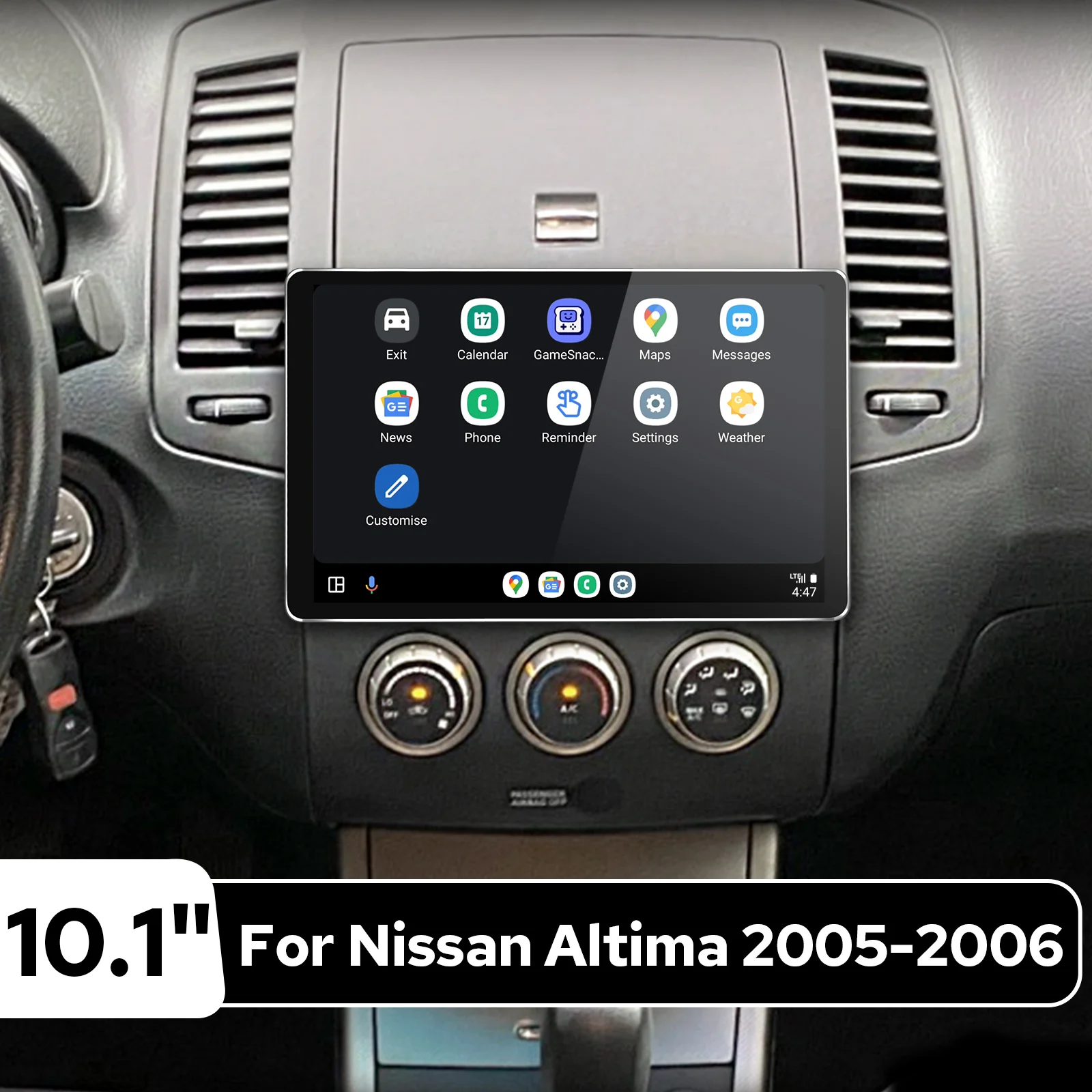 JOYING 10.1"HD Touch Screen Car Stereo For Nissan Altima 2005 2006 Wireless Apple CarPlay Android Auto GPS Multimedia Player
JOYING 10.1"HD Touch Screen Car Stereo For Nissan Altima 2005 2006 Wireless Apple CarPlay Android Auto GPS Multimedia Player