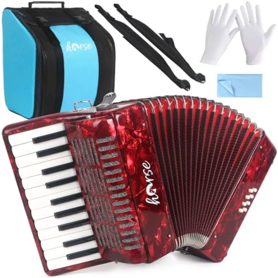 Accordion 22 Keys 8 Bass Piano Accordion for Adults Blue Beginner to Professional Educational Musical Instrument Sweet Sound wi
Accordion 22 Keys 8 Bass Piano Accordion for Adults Blue Beginner to Professional Educational Musical Instrument Sweet Sound wi