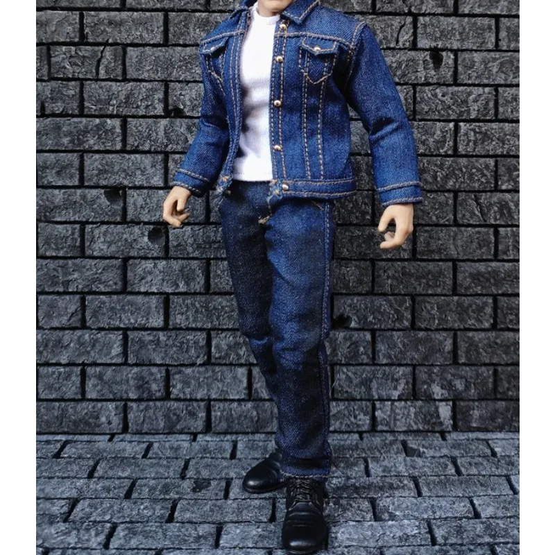 1/12 Scale Trendy Male Soldier Denim Jacket Jeans T-shirt Clothes Model DIY for 6'' Action Figures Body Accessory
1/12 Scale Trendy Male Soldier Denim Jacket Jeans T-shirt Clothes Model DIY for 6'' Action Figures Body Accessory