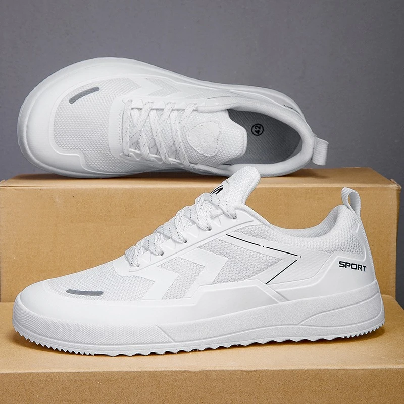 Plus Size Men's Low-Top White Canvas Shoes, Retro Mesh Breathable Flat Casual Sneakers for Spring & Autumn
Plus Size Men's Low-Top White Canvas Shoes, Retro Mesh Breathable Flat Casual Sneakers for Spring & Autumn