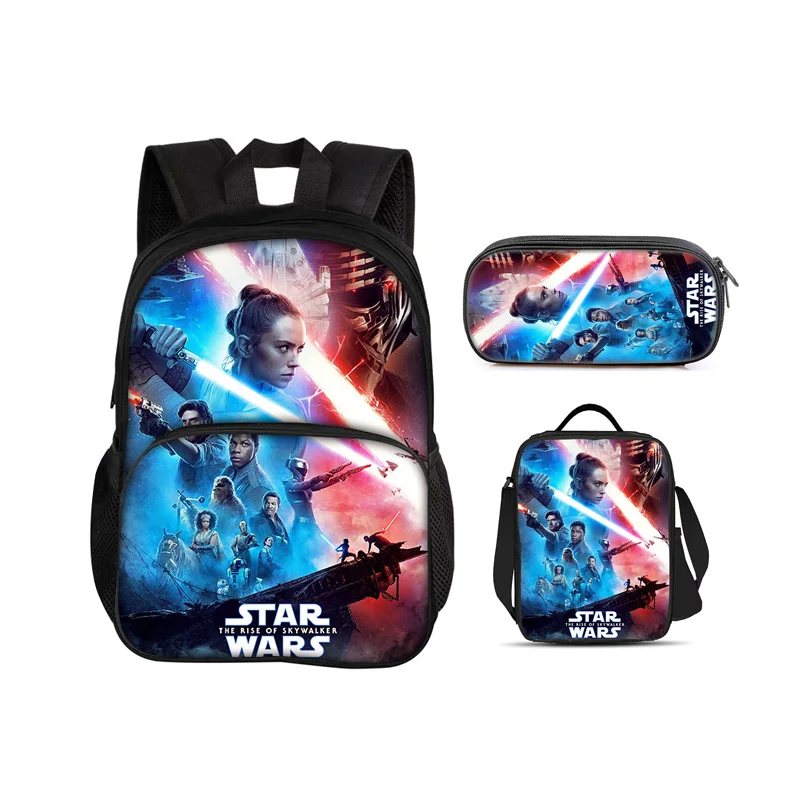 Star Wars Round Front Bag Backpack Pen Bag Ice Pack 3Pcs Set Student Boys and Girls New Fashionable Versatile
Star Wars Round Front Bag Backpack Pen Bag Ice Pack 3Pcs Set Student Boys and Girls New Fashionable Versatile