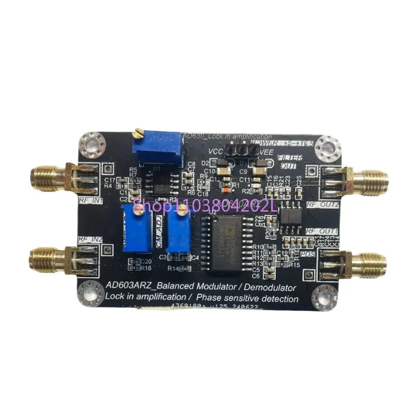 AD630 Balanced Modulator Module Lock-in Amplifier Module Modulation Detection for Weak Signal Detection
AD630 Balanced Modulator Module Lock-in Amplifier Module Modulation Detection for Weak Signal Detection