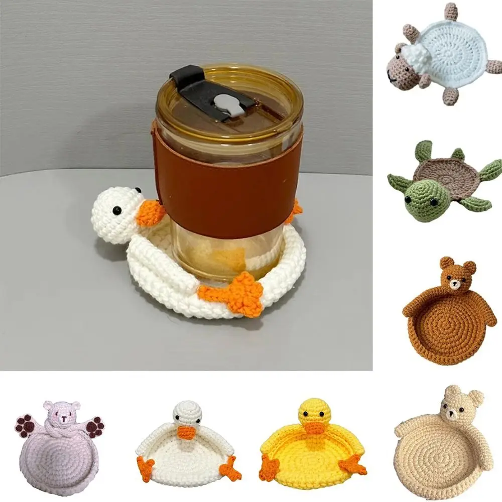 Heat-resistant Duck Crochet Coasters Non-slip Table Protection Woven Water Cup Pad Reusable Insulated
Heat-resistant Duck Crochet Coasters Non-slip Table Protection Woven Water Cup Pad Reusable Insulated