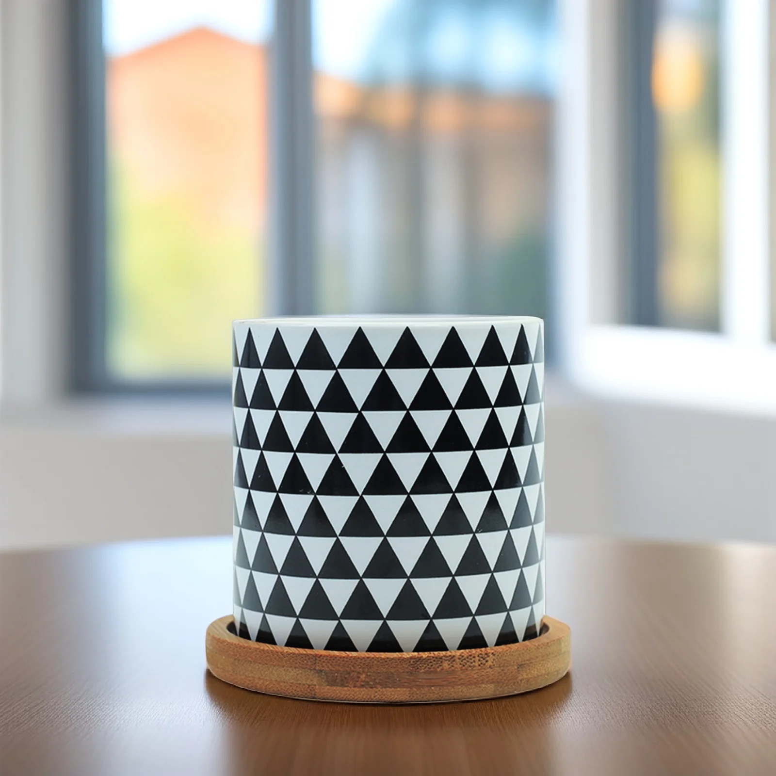 Stylish Ceramic Pot Shape Desktop Flower Vase Simple Flower Pot Home Office Decoration Bamboo Tray Ceramic Vase
Stylish Ceramic Pot Shape Desktop Flower Vase Simple Flower Pot Home Office Decoration Bamboo Tray Ceramic Vase