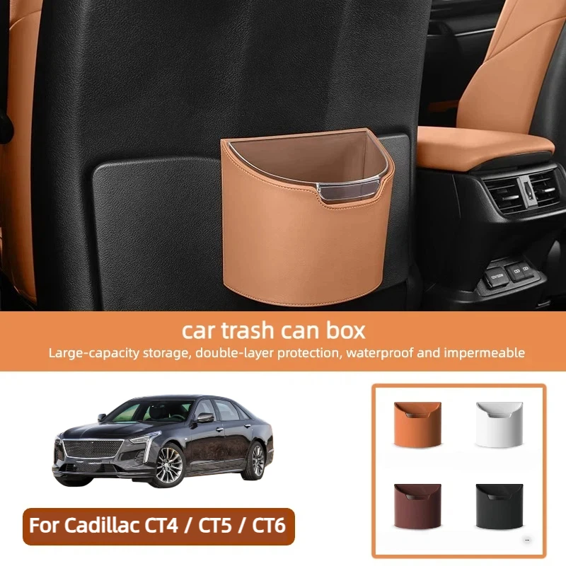 Для Cadillac CT4 / CT5 / CT6 2024 2025: Автомобильный мусорный бак, органайзер на спинку сиденья, двухслойный подвесной контейнер для мусора, аксессуары для автомобиля
Для Cadillac CT4 / CT5 / CT6 2024 2025: Автомобильный мусорный бак, органайзер на спинку сиденья, двухслойный подвесной контейнер для мусора, аксессуары для автомобиля