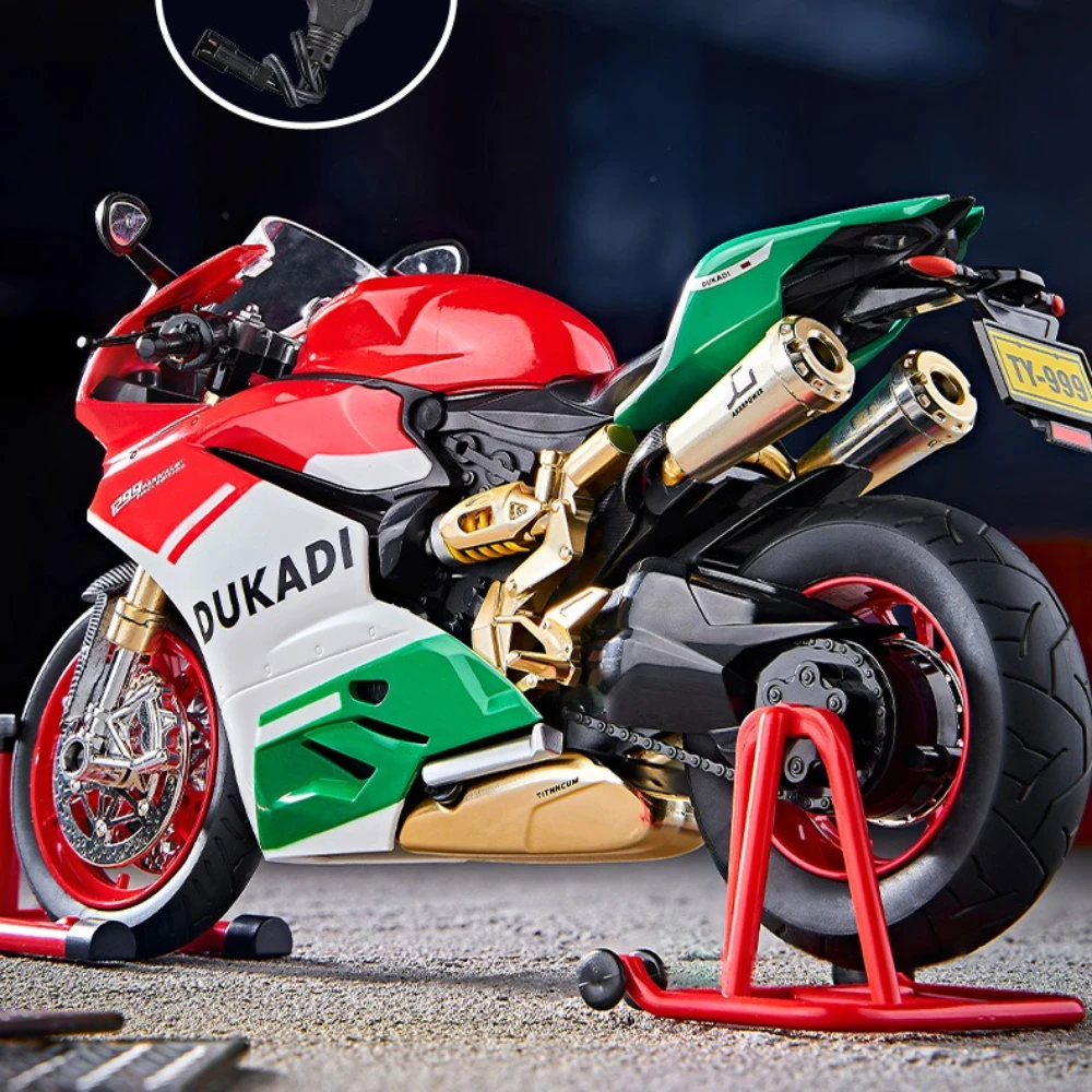 1:9 1299 spray Alloy Motorcycle Toys Diecast Miniature Car Front Wheel Steering Motorbike Children Christmas Gift
1:9 1299 spray Alloy Motorcycle Toys Diecast Miniature Car Front Wheel Steering Motorbike Children Christmas Gift