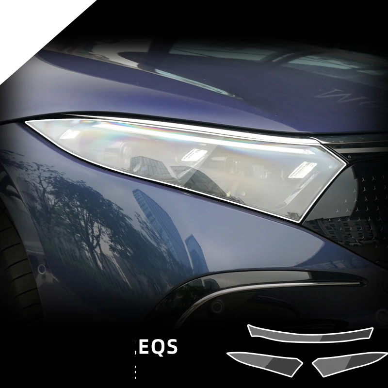 2pcs Car Front Headlamp for Mercedes Benz EQS TPU Transparent Protective Film Exterior Accessories Lamp Trim Strips Car Sticker
2pcs Car Front Headlamp for Mercedes Benz EQS TPU Transparent Protective Film Exterior Accessories Lamp Trim Strips Car Sticker