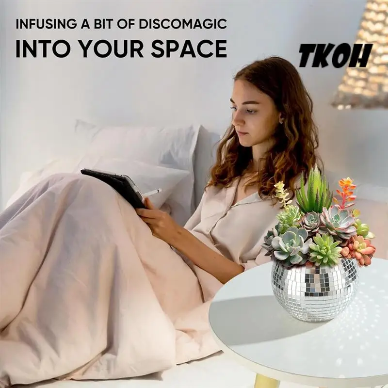 TKOH-6 шт. ваза для диско-шара, кашпо для диско-шара для центральных элементов, декор для диско-шара, ваза для цветов с зеркальным стеклом для свадьбы
TKOH-6 шт. ваза для диско-шара, кашпо для диско-шара для центральных элементов, декор для диско-шара, ваза для цветов с зеркальным стеклом для свадьбы