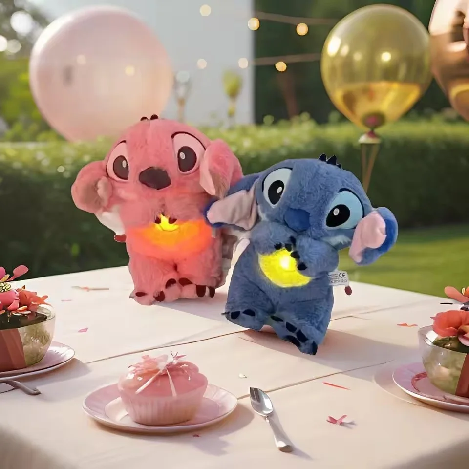 2025 New Lilo&Stitch Plush Doll Breath Child Peluche Kawaii Soothes Toy Anime Baby Music Light Sleep Toys Pink Stitch Kid Gifts
2025 New Lilo&Stitch Plush Doll Breath Child Peluche Kawaii Soothes Toy Anime Baby Music Light Sleep Toys Pink Stitch Kid Gifts