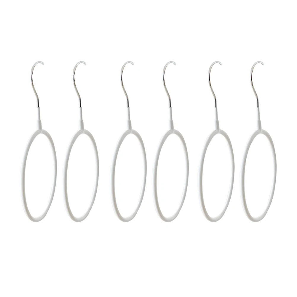 5 Pcs Steel PVC Covered Hangers Smooth Rounded Scarf Necktie Hanger Belt Necktie Closet Organizer Storage
5 Pcs Steel PVC Covered Hangers Smooth Rounded Scarf Necktie Hanger Belt Necktie Closet Organizer Storage