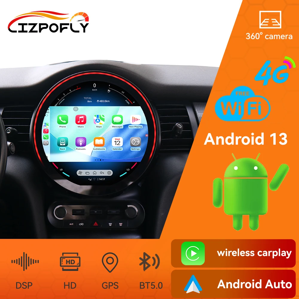 11,8-дюймовый автомобильный радиоприемник Android для MINI F55 F56 F57 2015-2022 Мультимедийный видеоплеер CarPlay Автомобильный GPS-навигатор Стерео головное устройство
11,8-дюймовый автомобильный радиоприемник Android для MINI F55 F56 F57 2015-2022 Мультимедийный видеоплеер CarPlay Автомобильный GPS-навигатор Стерео головное устройство