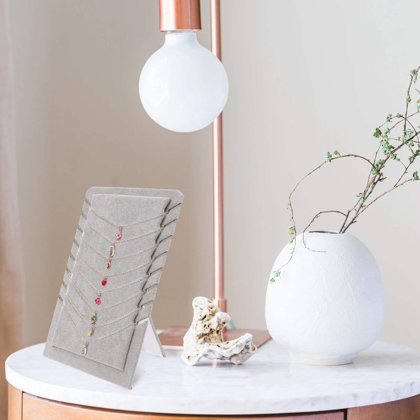 Jewelry Display Necklace Holder ganizer Compact Size Durable Material Display St Storage Rack Showcase Shelf
Jewelry Display Necklace Holder ganizer Compact Size Durable Material Display St Storage Rack Showcase Shelf