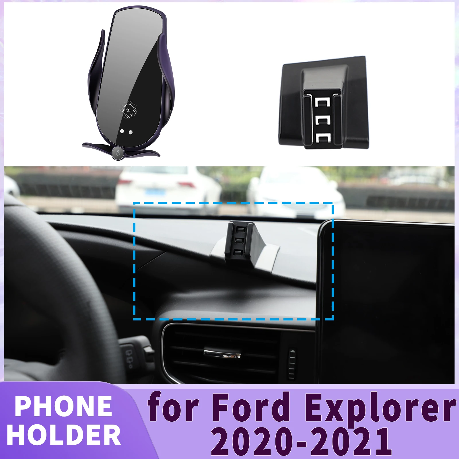 fit for Ford Explorer 2020 2021 Screen Base Phone Holder Mount Secure Clip Car accessoires
fit for Ford Explorer 2020 2021 Screen Base Phone Holder Mount Secure Clip Car accessoires