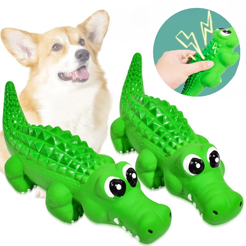 Dog Chew Toy Latex Crocodile Pet Squeaky Toys For Small Medium Dogs Interactive Teeth Cleaning Dog Sounding Toy Pet Supplies
Dog Chew Toy Latex Crocodile Pet Squeaky Toys For Small Medium Dogs Interactive Teeth Cleaning Dog Sounding Toy Pet Supplies