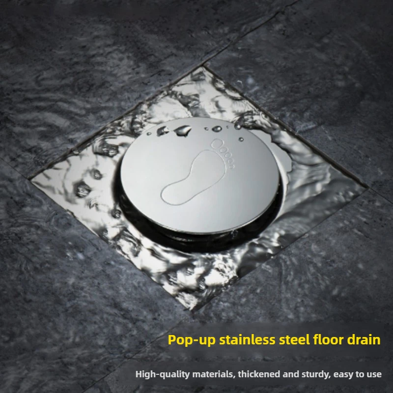 Round Pop Up Floor Drain 10X10CM 12X12CM 15X15CM Bathroom Shower Drain Cover Push Down Plug
Round Pop Up Floor Drain 10X10CM 12X12CM 15X15CM Bathroom Shower Drain Cover Push Down Plug