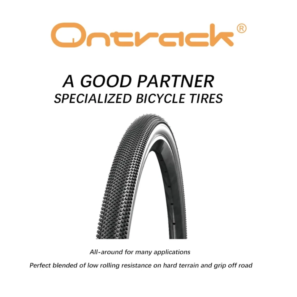 Bicycle tire ONTRACK GRAVEL BIKE 700x40C/700x45V ALLAROUND 60TPI KEVLAR
Bicycle tire ONTRACK GRAVEL BIKE 700x40C/700x45V ALLAROUND 60TPI KEVLAR