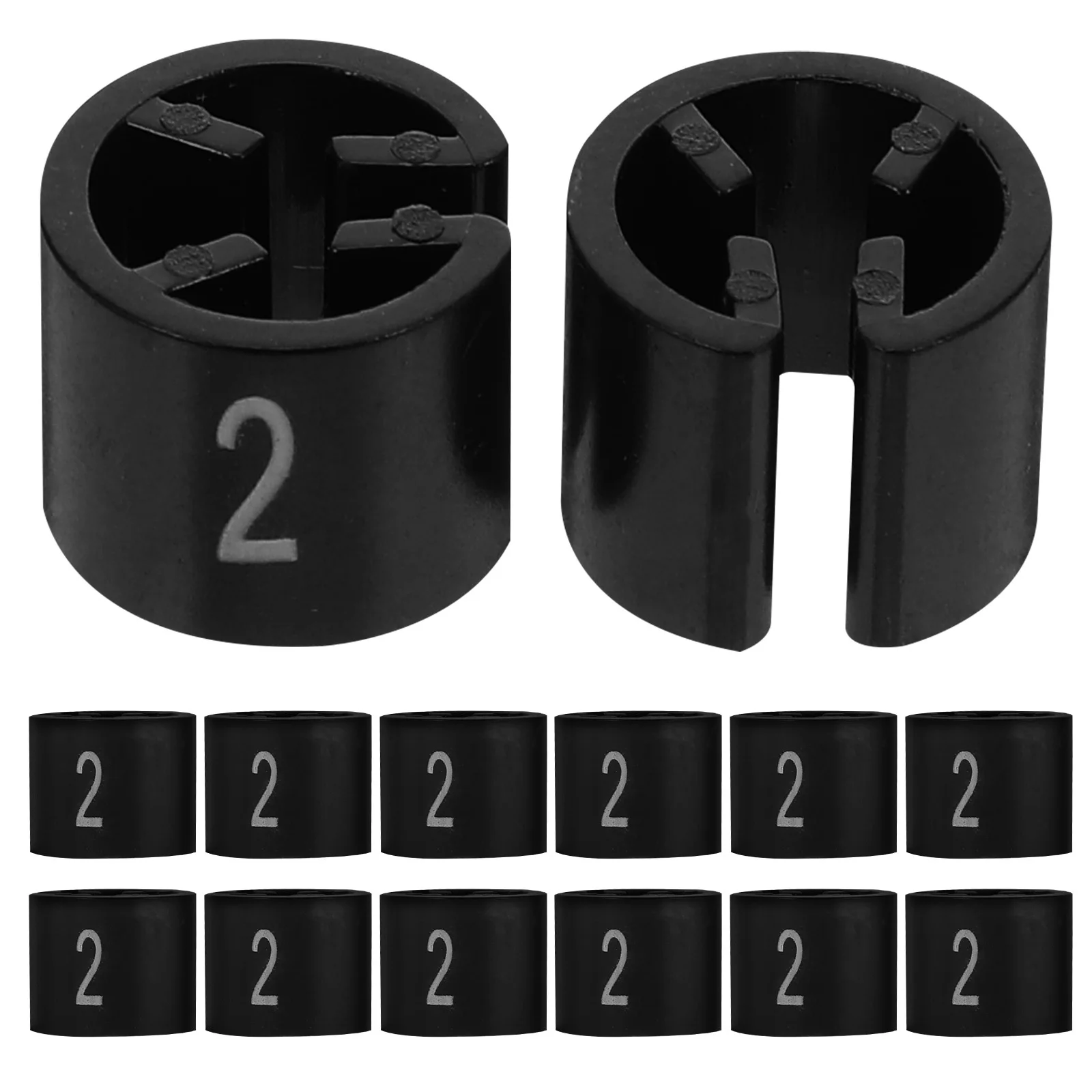 100pcs Garment Color Coding Tags Black Number 2 Marker Clips For Clothing Hanger Size Identification Organization Plastic Size
100pcs Garment Color Coding Tags Black Number 2 Marker Clips For Clothing Hanger Size Identification Organization Plastic Size