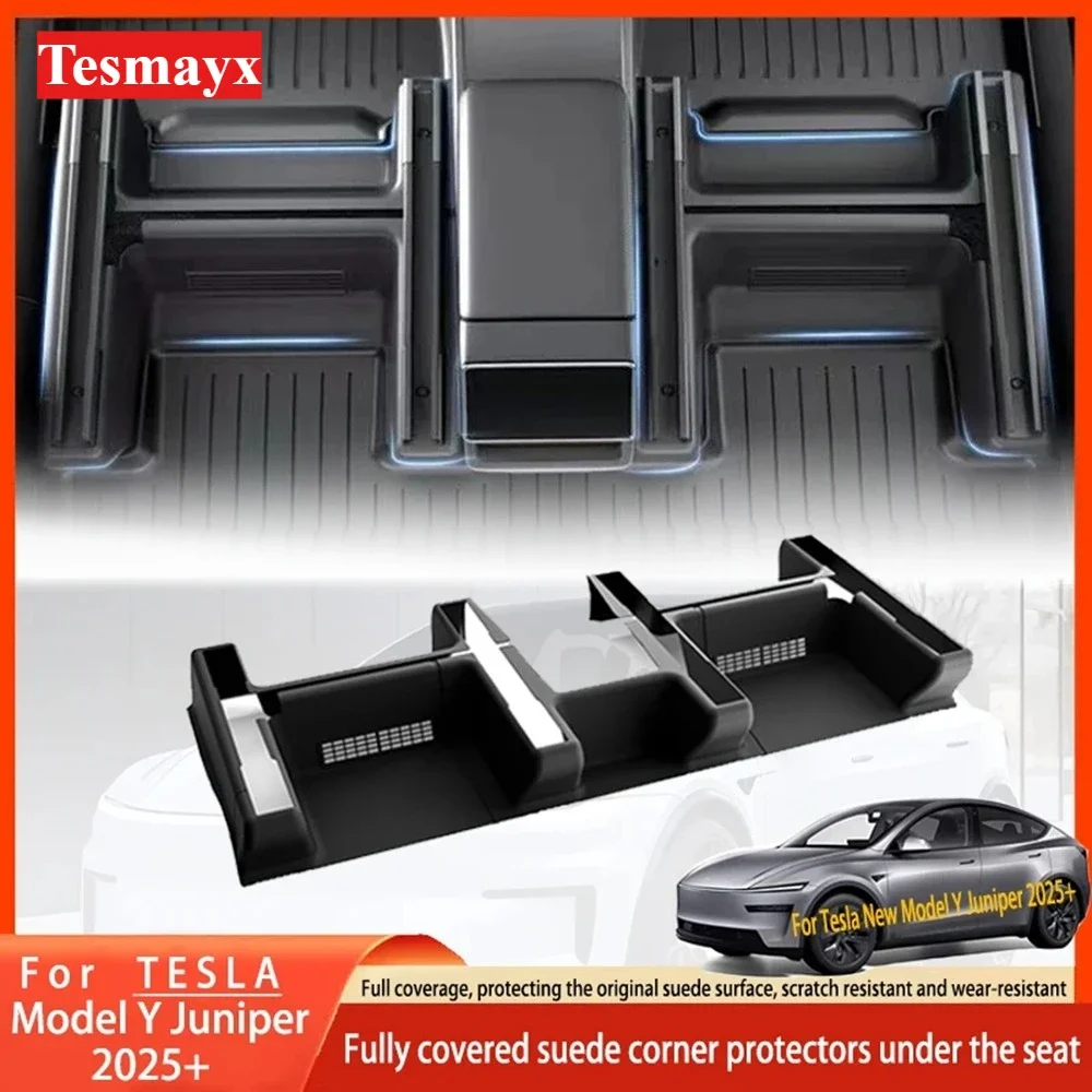 For Tesla ModelY Juniper 2025+ TPE Under Seat Corner Guard Seat Slide Rails Protector Cover Anti-Kick Decor Flocking Accessories
For Tesla ModelY Juniper 2025+ TPE Under Seat Corner Guard Seat Slide Rails Protector Cover Anti-Kick Decor Flocking Accessories