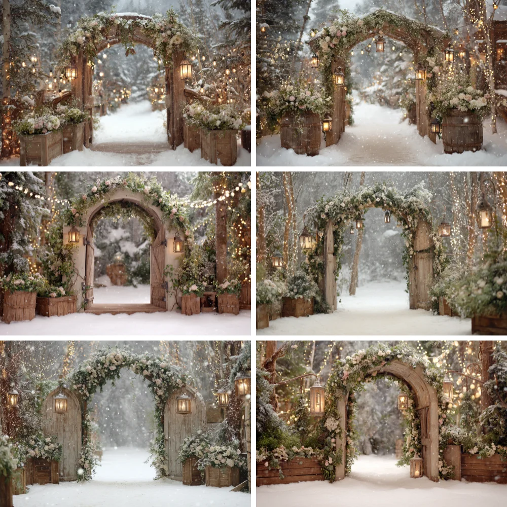Photography Background Winter Christmas Forest Pine Tree Arch Door Xmas Kids Family Portrait Decor Backdrop Photo Studio
Photography Background Winter Christmas Forest Pine Tree Arch Door Xmas Kids Family Portrait Decor Backdrop Photo Studio