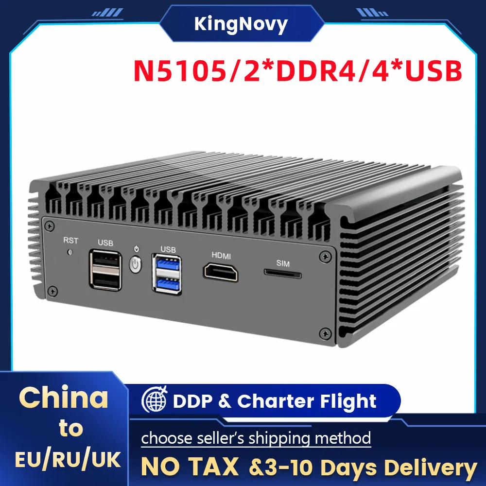 KingNvoy pfSense Firewall Mini PC Celeron N5105 2.5G Soft Router Appliance 4 Intel i225 LAN 2*DDR4 NVME OPNsense Proxmox
KingNvoy pfSense Firewall Mini PC Celeron N5105 2.5G Soft Router Appliance 4 Intel i225 LAN 2*DDR4 NVME OPNsense Proxmox