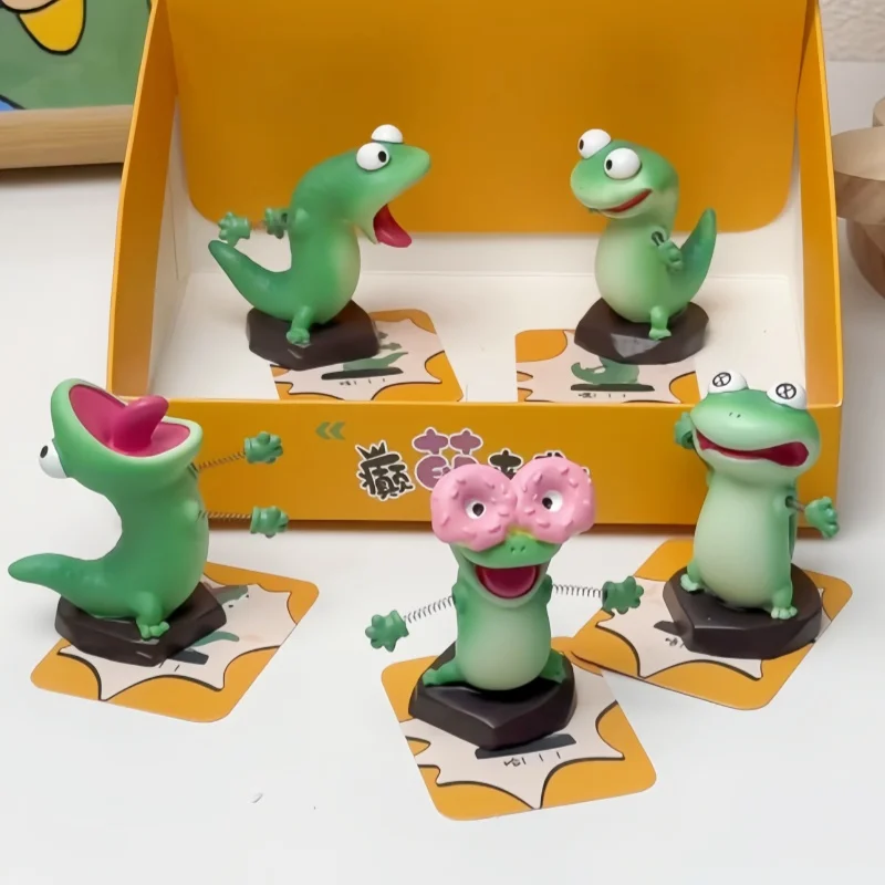 Cartoon Lizard Tom Blind Box Cute Green Lizard Periphery Creative Desktop Decorative Ornament Doll Kids Birthday Holiday Gifts
Cartoon Lizard Tom Blind Box Cute Green Lizard Periphery Creative Desktop Decorative Ornament Doll Kids Birthday Holiday Gifts
