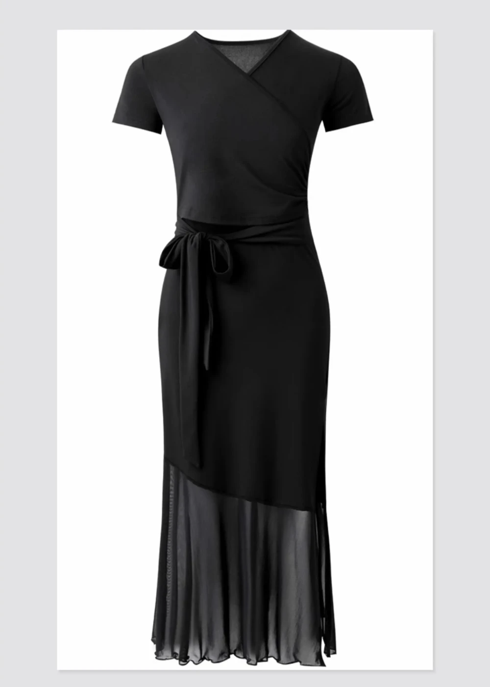 THEEPER Women's Latin Dance Dress Wrap Slit Long Dress Adult Sexy Slim Professional Rumba Tango Samba Ballroom Line Dance Wear
THEEPER Women's Latin Dance Dress Wrap Slit Long Dress Adult Sexy Slim Professional Rumba Tango Samba Ballroom Line Dance Wear