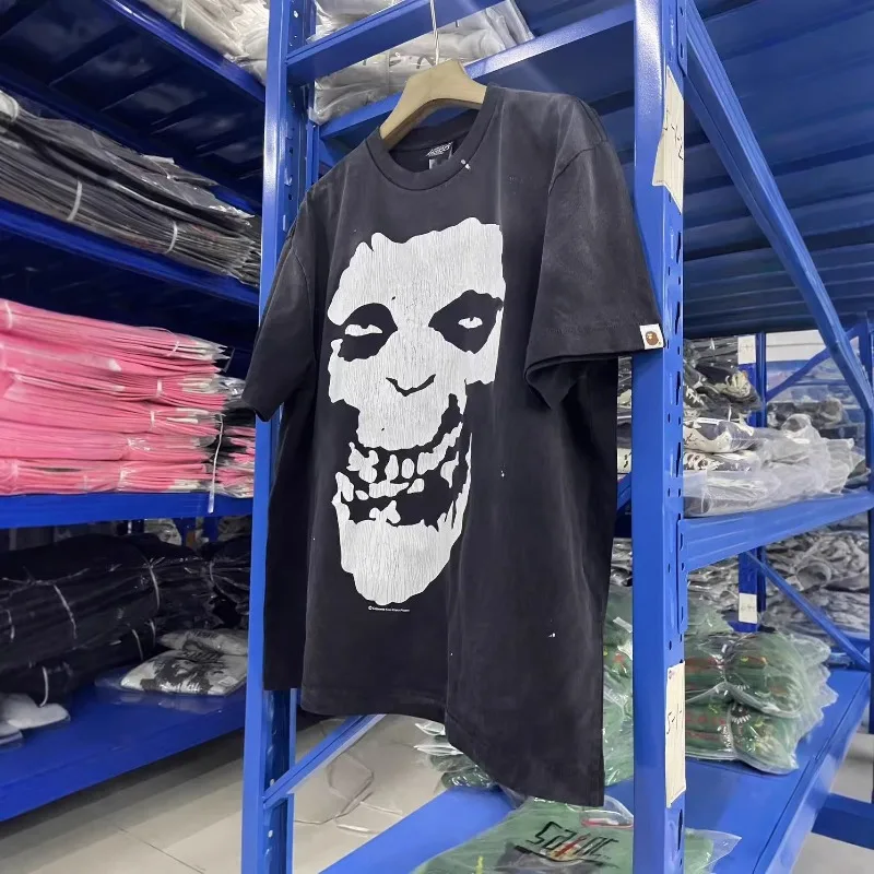 2026SS High Street Saint Hip Hop Skull Letter Print Casual Fashion Short Sleeve T-Shirt Men's Clothing Women's Clothes
2026SS High Street Saint Hip Hop Skull Letter Print Casual Fashion Short Sleeve T-Shirt Men's Clothing Women's Clothes