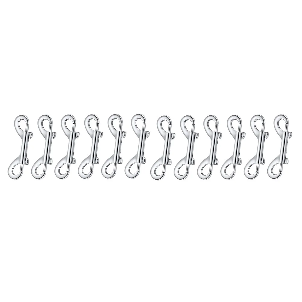 12 PCS Double Hook Sturdy Trigger Chain Clip Ended Dog Leash Use Metal Headed Clips Heavy Duty
12 PCS Double Hook Sturdy Trigger Chain Clip Ended Dog Leash Use Metal Headed Clips Heavy Duty