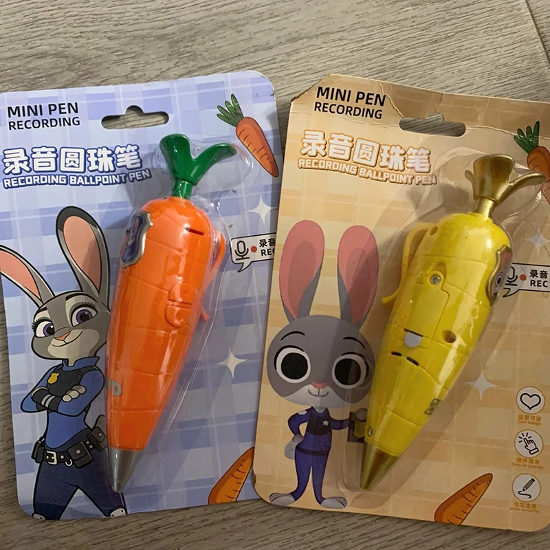 Новая серия мультяшных товаров по фильму «Зоотопия»: ручка-диктофон «Морковка», многофункциональная шариковая ручка для студентов, подарок
Новая серия мультяшных товаров по фильму «Зоотопия»: ручка-диктофон «Морковка», многофункциональная шариковая ручка для студентов, подарок