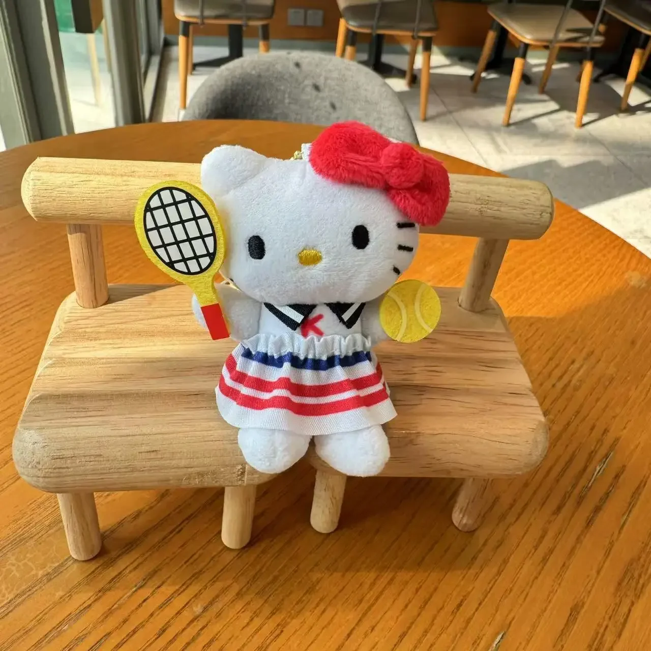 New Hello Kitty Tennis Plush Toys Kawaii Keychain Soft Stuffed Doll Backpack Pendant Cute Cartoon Decoration Birthday Gift
New Hello Kitty Tennis Plush Toys Kawaii Keychain Soft Stuffed Doll Backpack Pendant Cute Cartoon Decoration Birthday Gift