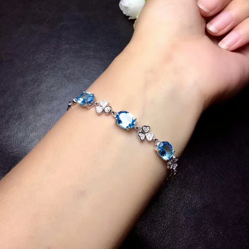 925 Sterling Silver Natural Topaz Gemstone Flower Bracelet for Women Fine Accessaries Bangle Gemstone Bracelet for Women
925 Sterling Silver Natural Topaz Gemstone Flower Bracelet for Women Fine Accessaries Bangle Gemstone Bracelet for Women