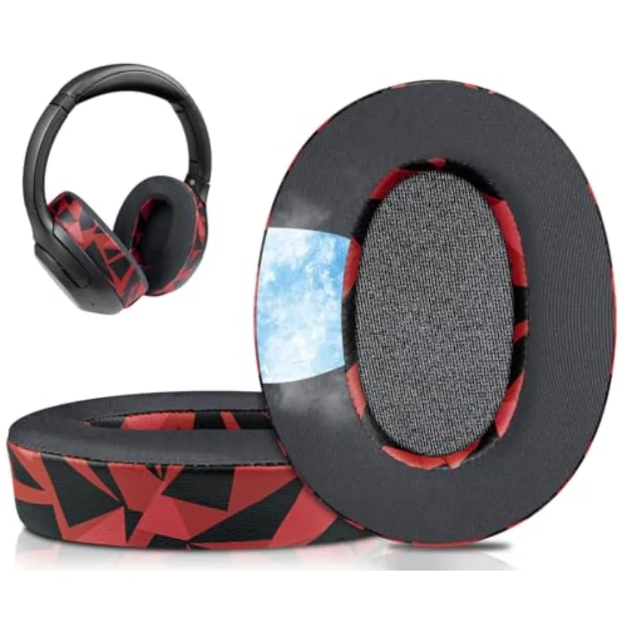 Cooling Gel Replacement Earpads for Sony WH-XB900N/WH-CH710N/WH-CH720N/WH-RF400/MDR-RF895RK Headphones, Ear Pads Cushions with
Cooling Gel Replacement Earpads for Sony WH-XB900N/WH-CH710N/WH-CH720N/WH-RF400/MDR-RF895RK Headphones, Ear Pads Cushions with