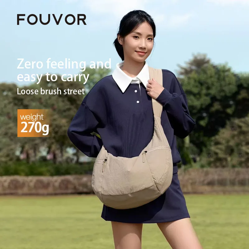 Fouvor Nylon Women Hobo Crossbody Bag 2026 Trend Large Capacity Lightweight Waterproof Daily Commute Shoulder Bag Female 3071-17
Fouvor Nylon Women Hobo Crossbody Bag 2026 Trend Large Capacity Lightweight Waterproof Daily Commute Shoulder Bag Female 3071-17